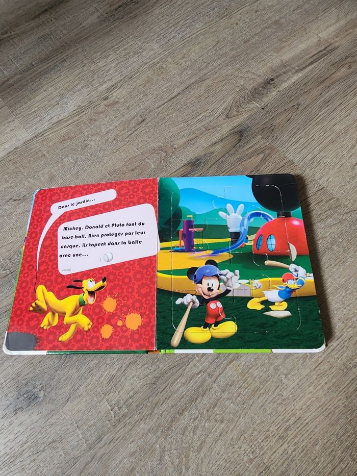 Livre puzzle la maison de mickey - photo numéro 4