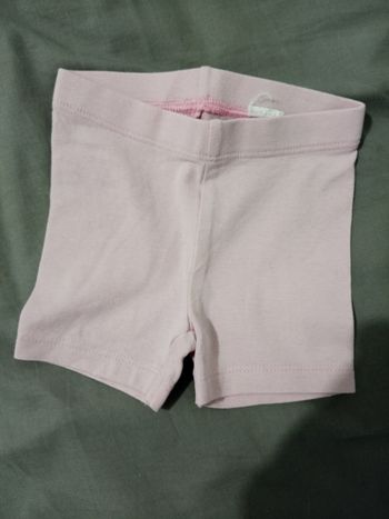 Legging short rose _ 3 mois