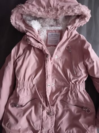 Blouson parka rose tendre Primark 4/5 ans
