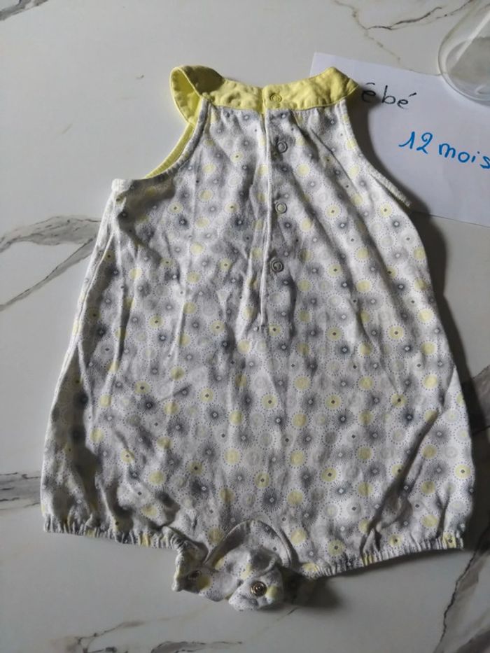 Combinaison été bébé fille 74 cm 12 mois - photo numéro 5