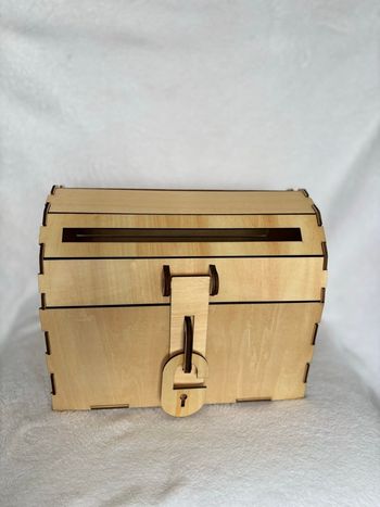 Coffre/Urne bois personnalisé 