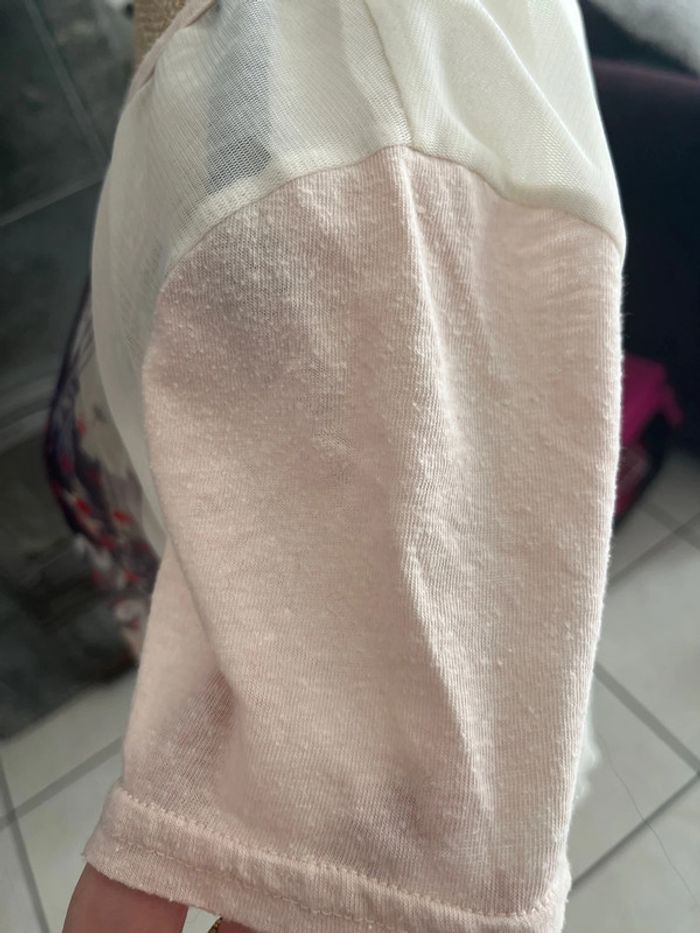Blouse transparente ouverte au dos - photo numéro 3