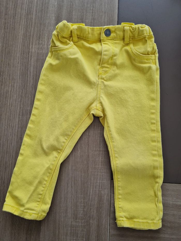 Pantalon jaune 18 mois obaïbi - photo numéro 2