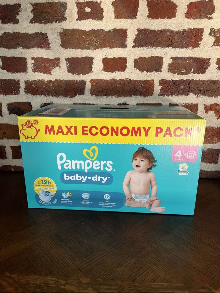 Pampers baby dry taille 4