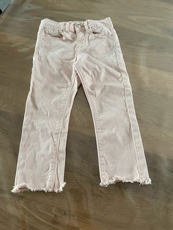 Pantacourt fille 6 ans rose poudre