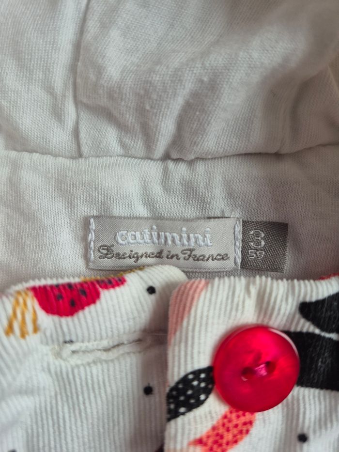 Veste / manteau Catimini 3 mois – imprimé floral – excellent état - photo numéro 2