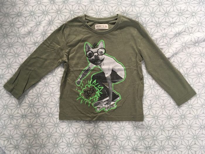 Teeshirt manches longues Zara - 4 ans