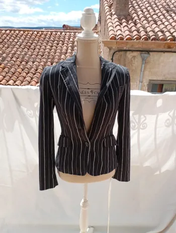 Blazer Zara Basic Rayé - Très bon état taille 36