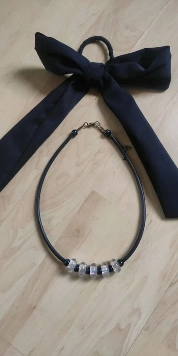 Lot collier et élastique à cheveux - photo numéro 2