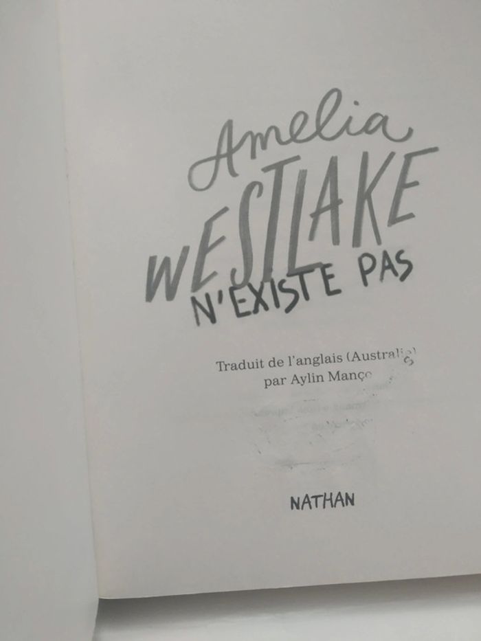 Amélie Westlake n'existe pas - photo numéro 3