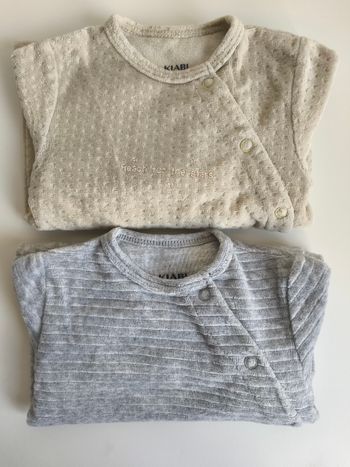 Lot de 2 pyjamas 1 mois