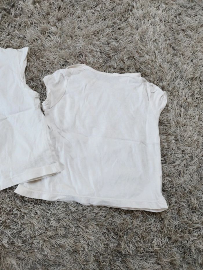 Lot de t-shirt été bébé fille taille 6 mois - photo numéro 4