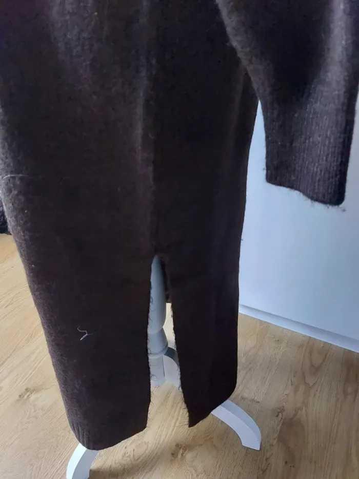 Longue robe pull en maille - photo numéro 5