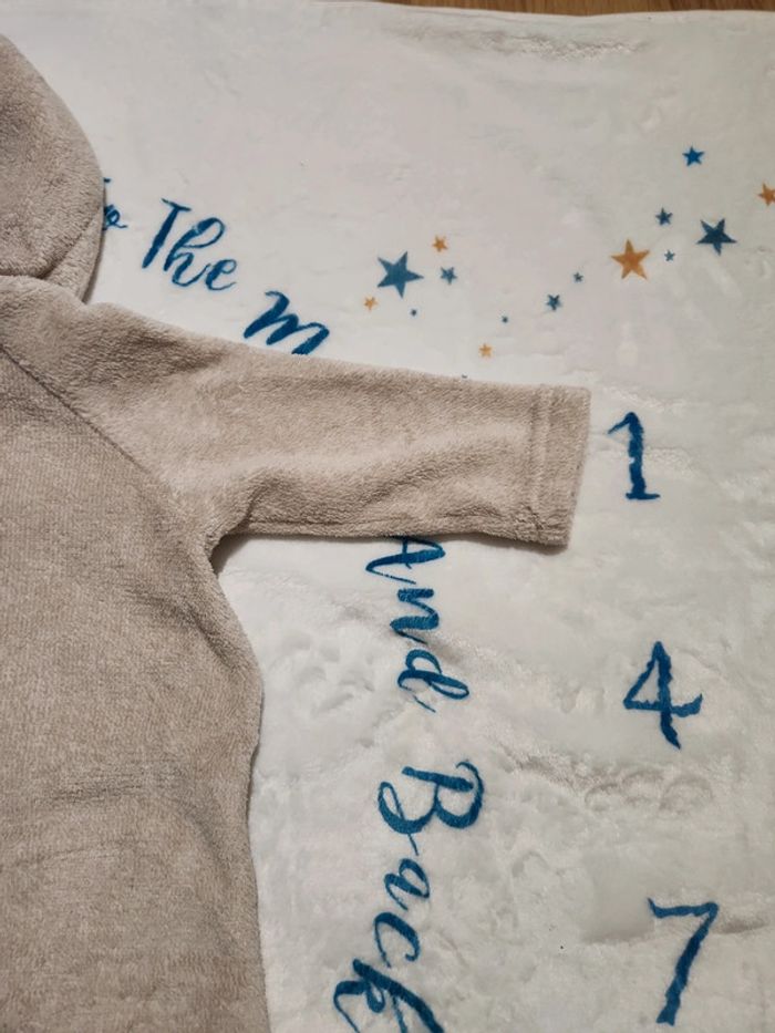 Surpyjama hibou / chouette beige kiabi 18 mois 77/82 cm - photo numéro 13