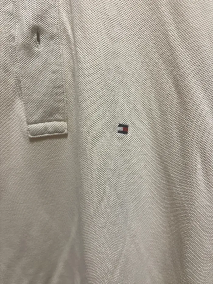 Polo tommy Hilfiger beige homme taille XL comme neuf - photo numéro 3