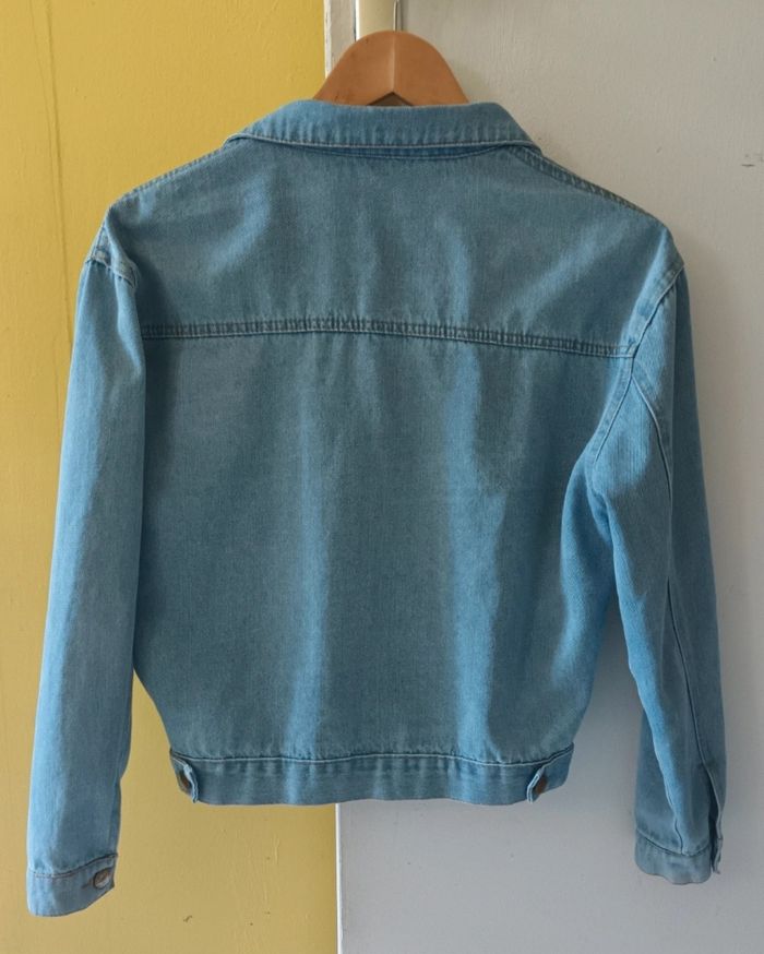 Veste en Jean Bleu Femme à Manches Longues & avec des Poches 💙🌾 - photo numéro 5