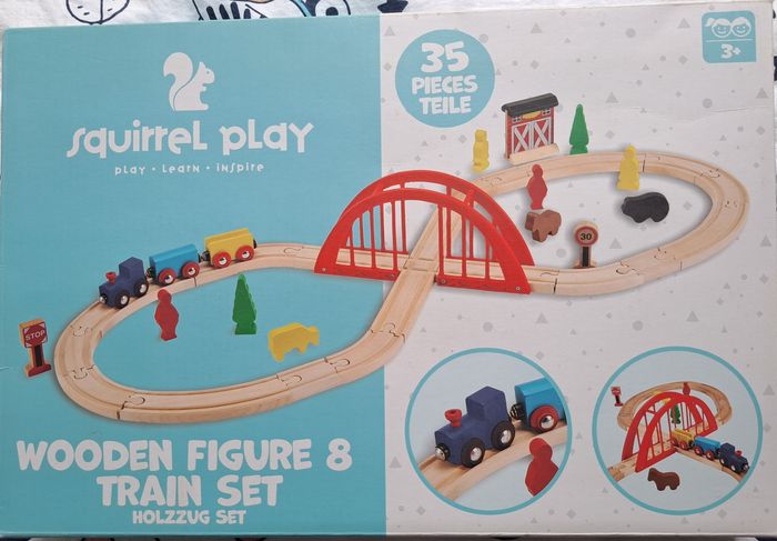 Jeu en bois train circuit - photo numéro 2