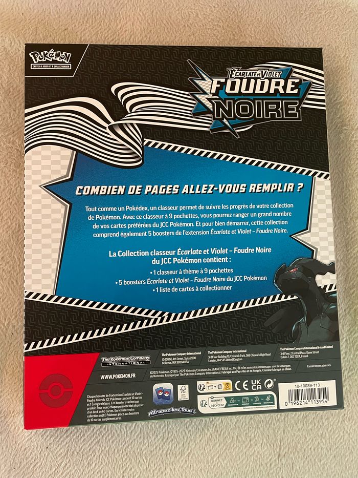 Coffret Classeur 10.5 Foudre Noir - photo numéro 2