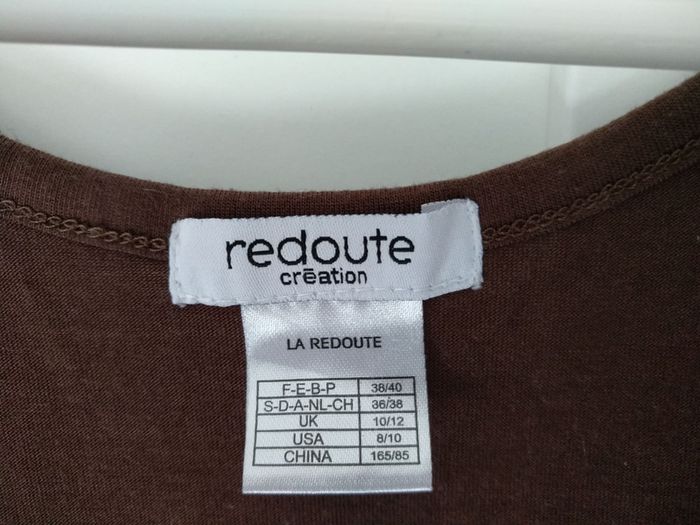 Débardeur brun avec déco ethnique - photo numéro 3