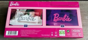 Barbie logo led néon