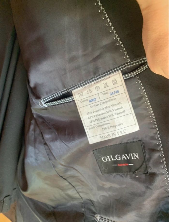 Costume noir homme - photo numéro 3