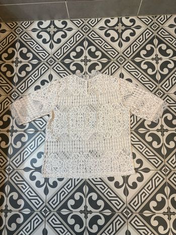 Blouse en dentelle Zara