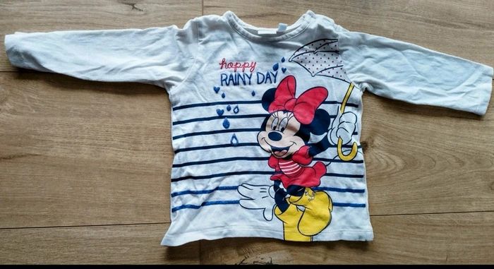 Tshirt ml parapluie Minnie - photo numéro 2