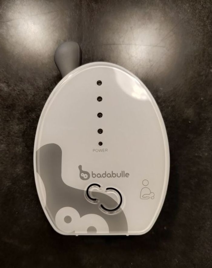 Badabulle Babyphone Audio pour Bebe Baby Online 500m avec Veilleuse Vibreur et Adaptateurs - photo numéro 6