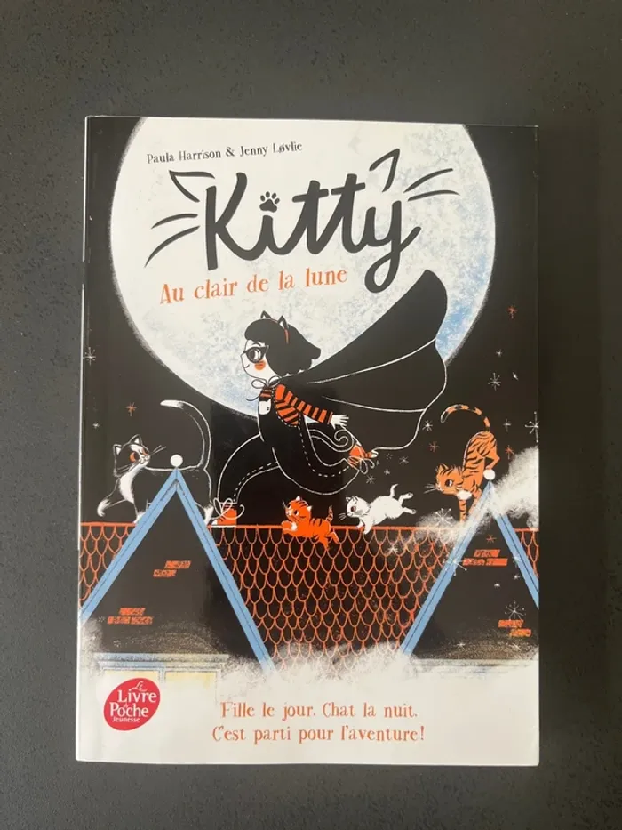 Kitty au clair de la lune