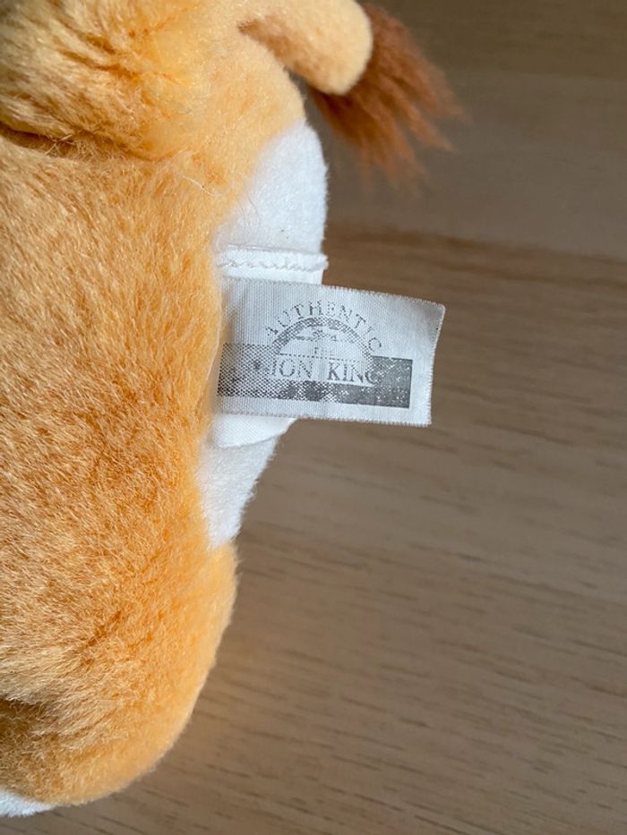 Peluche Disney Mattel 1994 roi lion King lionceau Simba bébé - photo numéro 6