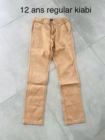 Pantalon 12 ans kiabi beige