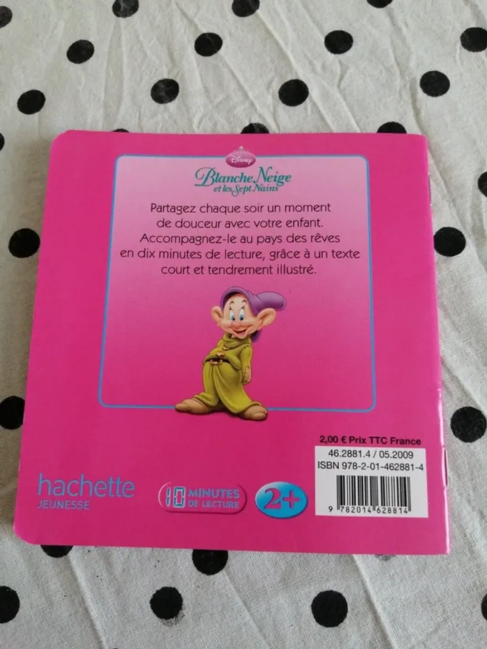 Livre blanche neige et les sept nains mon histoire du soir / disney princesse - photo numéro 4