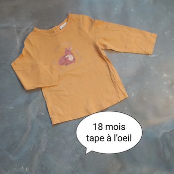T-shirt manches longues 18 mois fille Tape à l'oeil