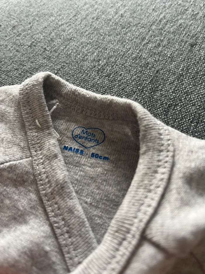 👶 Lot de 6 bodies croisés bébé Naissance/Taille 1 mois (50cm) - photo numéro 7