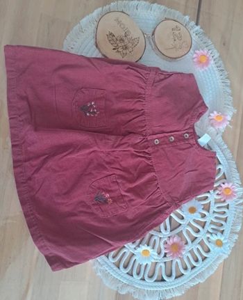 Robe fuchsia 12 mois