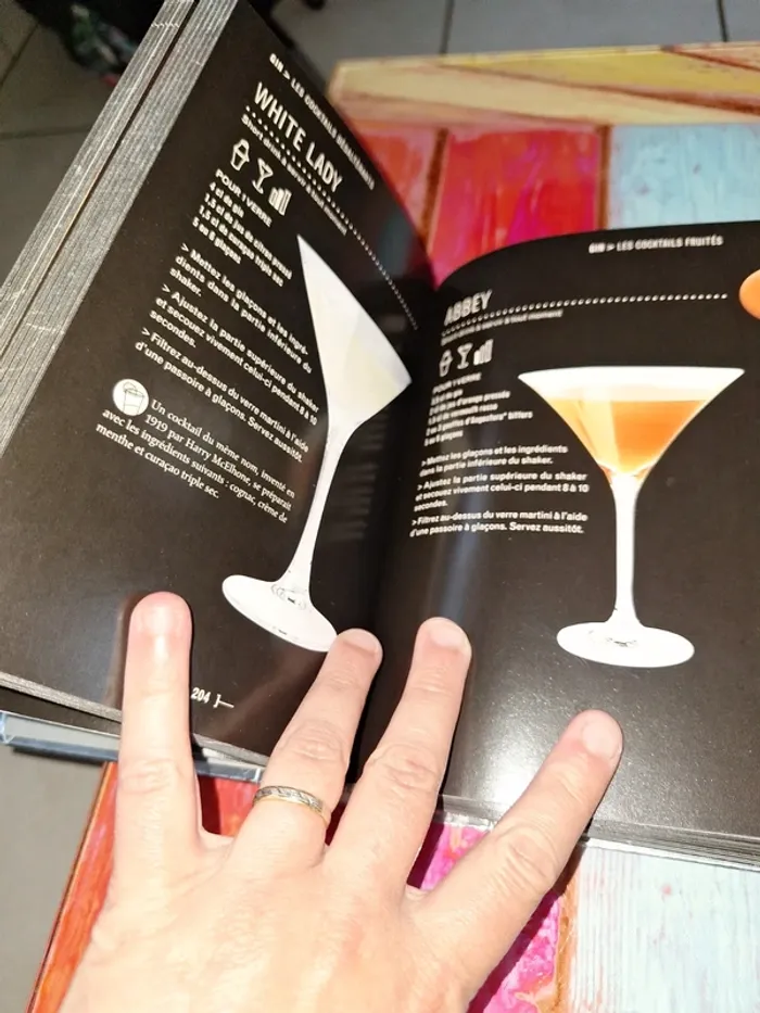 Le petit larousse des cocktails avec verre mesureur et shaker - photo numéro 3