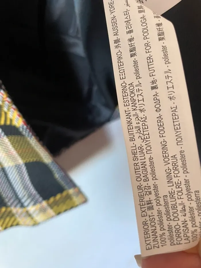 Zara Veste blazer tailleur à carreaux oversize taille S - photo numéro 13