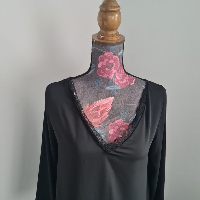 Blouse noire zara - photo numéro 2