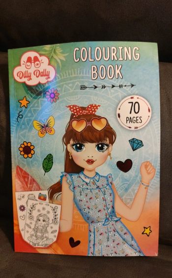 Dilly dally livre de coloriage coulouring book