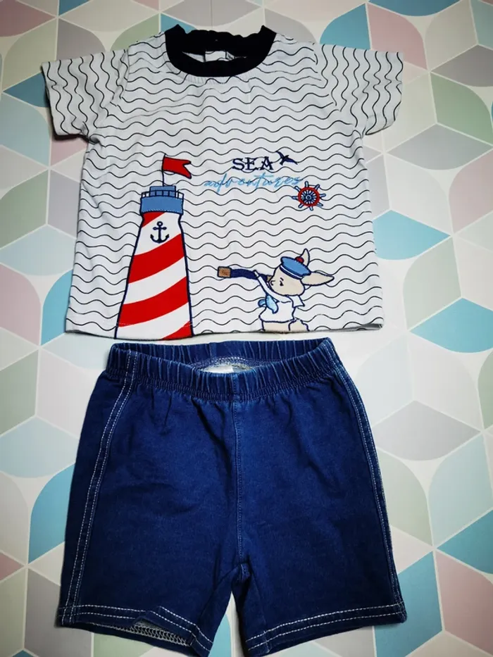 D4601 - ensemble garçon 12 mois - photo numéro 2