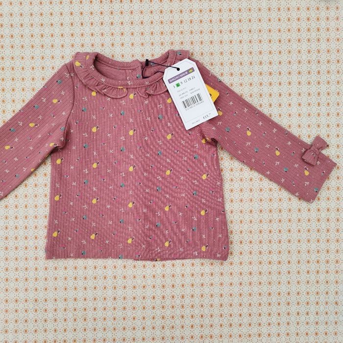 Blouse manches longues imprimé fruits 6 mois