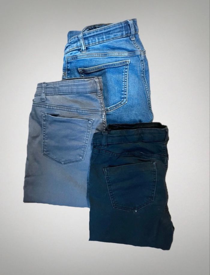 Lot 3 jeans grossesse T.36