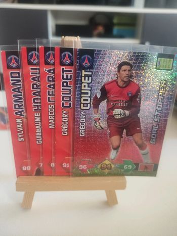 Lot carte football panini foot paris saint germain PSG 2010 xl adrenalyn
