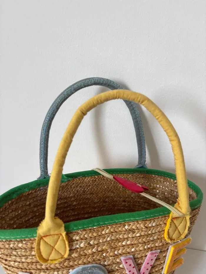 Sac en paille love - photo numéro 4