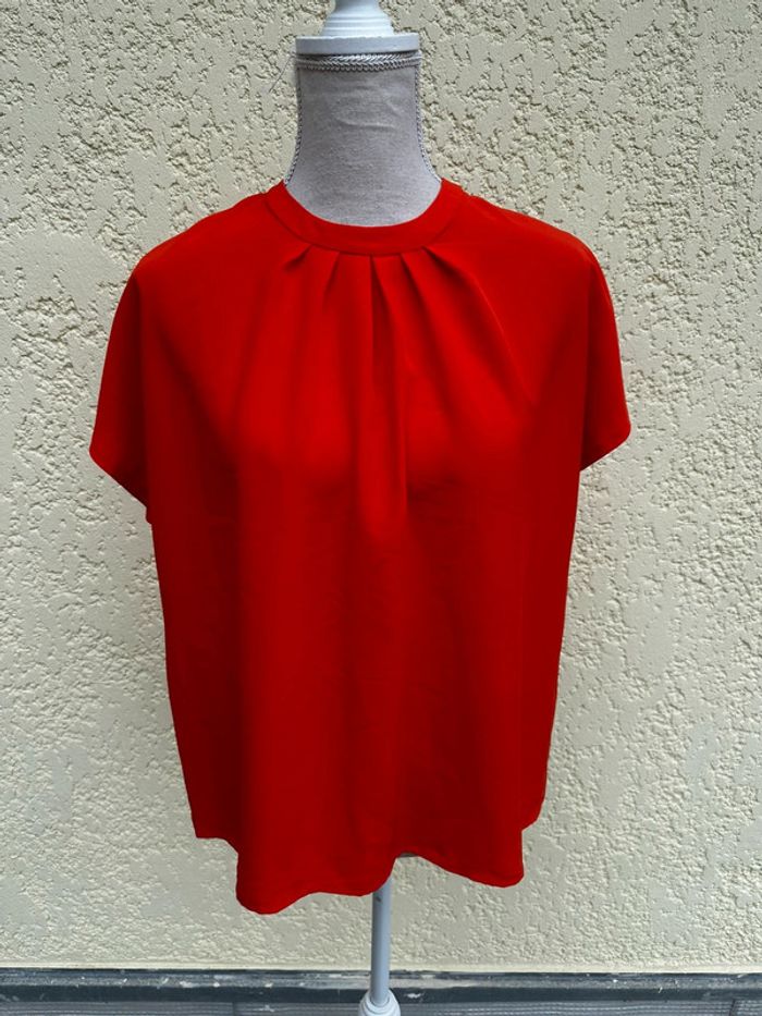 🍊 Blouse orange vive – parfaite pour l’été !