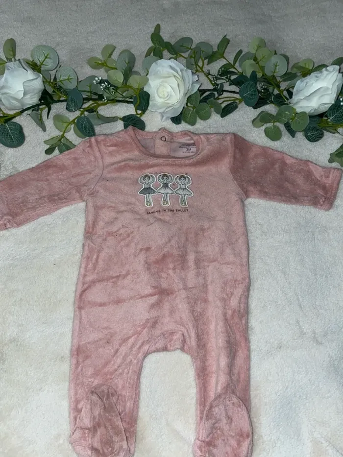 Pyjama velours 3 mois Kiabi