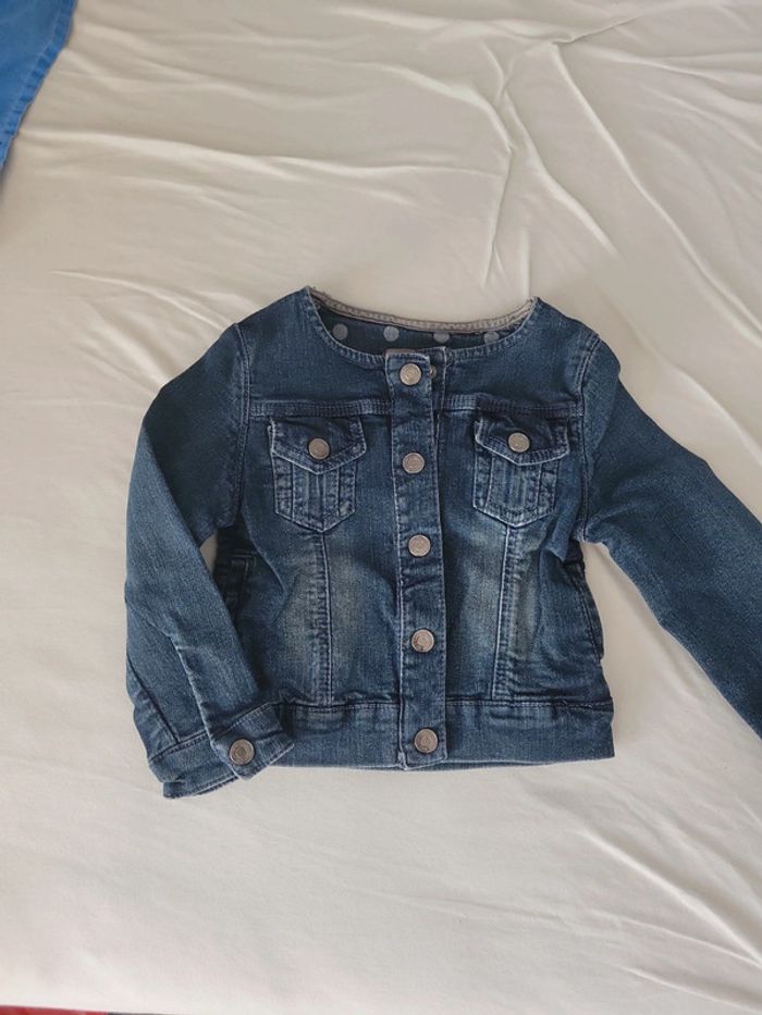 Veste en jean fille 3 ans