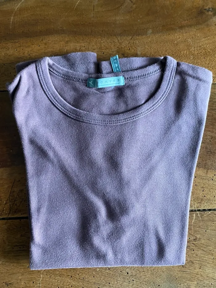 T-shirt de sport violet prune Domyos - photo numéro 6