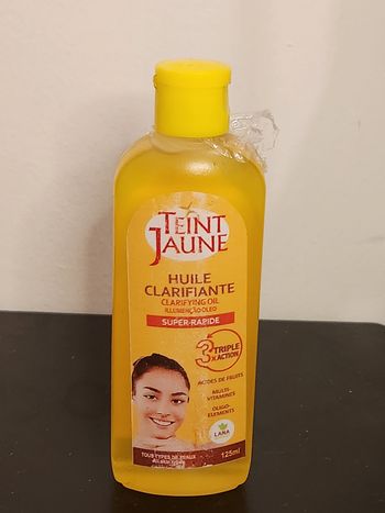 Huile teint jaune éclaircissant