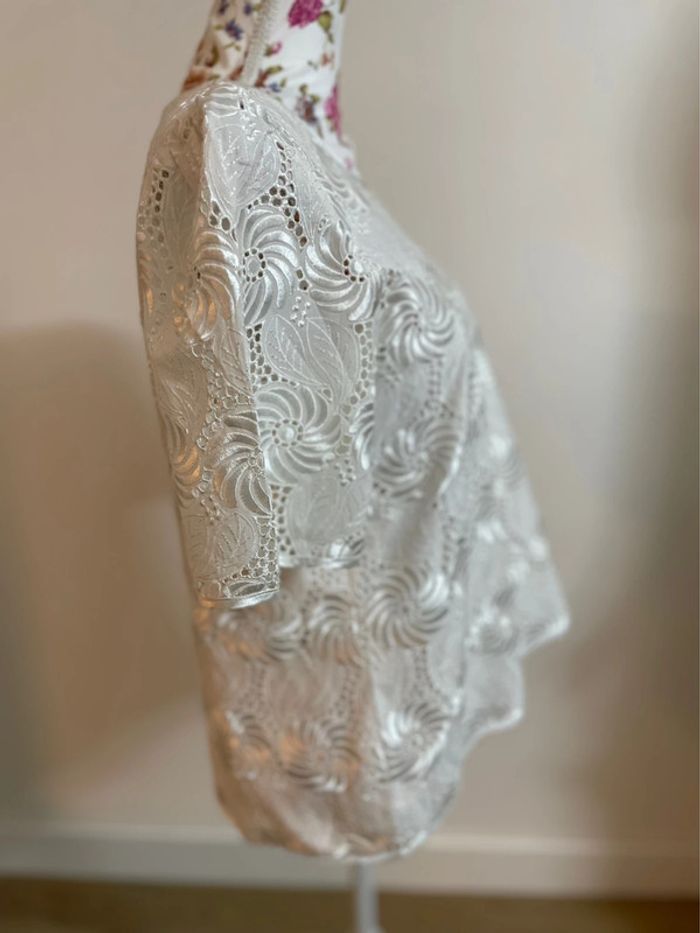 Haut style dentelle blanc - photo numéro 2
